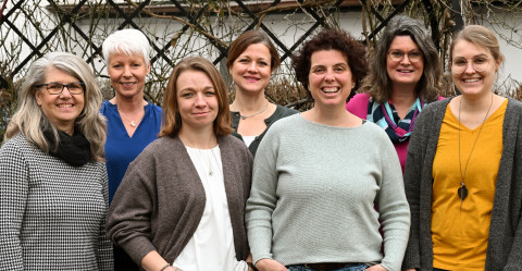 v.l.n.r.: Stefania Schweitzer, Monika List, Christine Rung, Susanne Ziegler, Kathrin Seibert, Antje Neubauer, Kathrin Sophie Schäfer

 