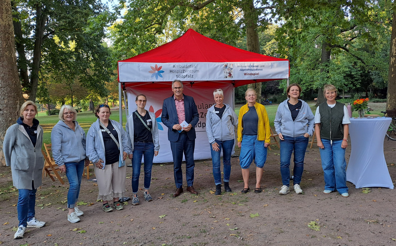 Frau Messerschmitt und Herr Seefeldt bei uns zu Besuch